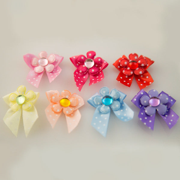 Pet Grooming Bows - Jelly Drops - Detail