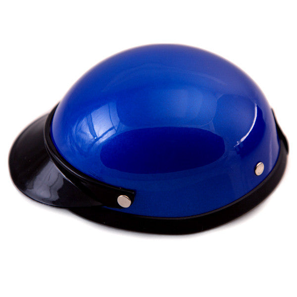 Dog Helmet - Blue - Side View