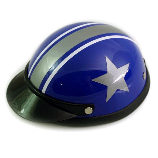 Dog Helmet - Blue Star - Main