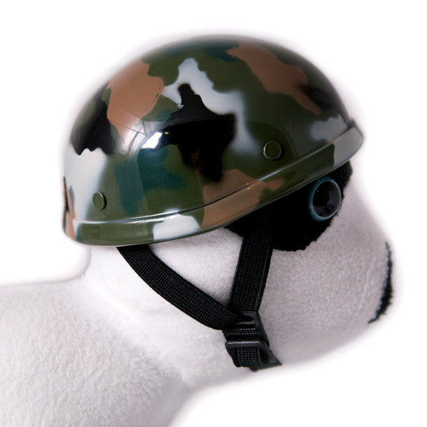 Dog Helmet - Camouflage - Strap