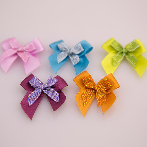Pet Grooming Bows - Double Bows - Detail
