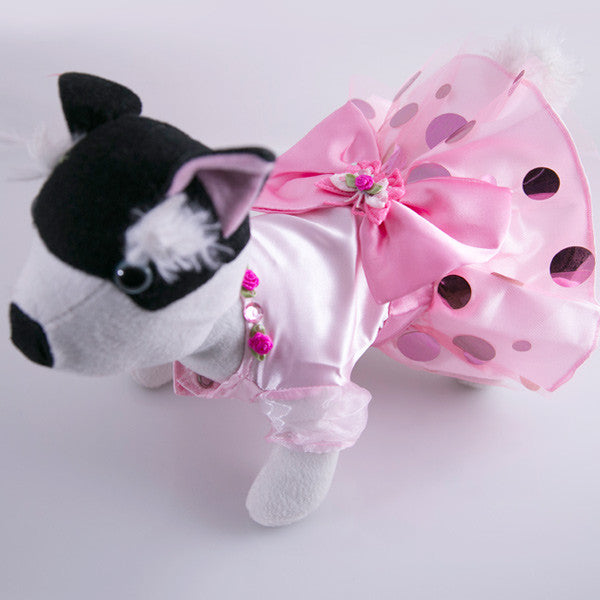 Doggie Dress - Pretty in Pink Party Dress - Model 01