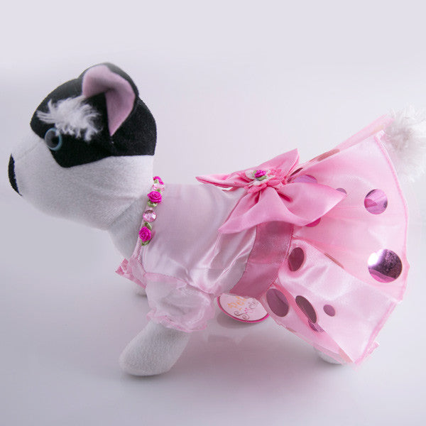 Doggie Dress - Pretty in Pink Party Dress - Model 02