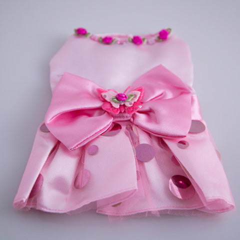 Doggie Dress - Pretty in Pink Party Dress - Main