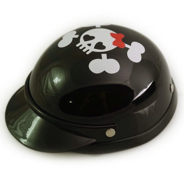 Dog Helmet - Black - Cutie Skull - Main