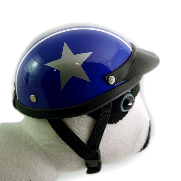 Dog Helmet - Blue Star - Model