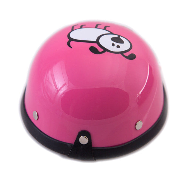 Dog Helmet - I Love My Daddy - Pink - Back