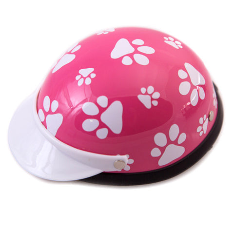 Dog Helmet - Pink Paws - Main