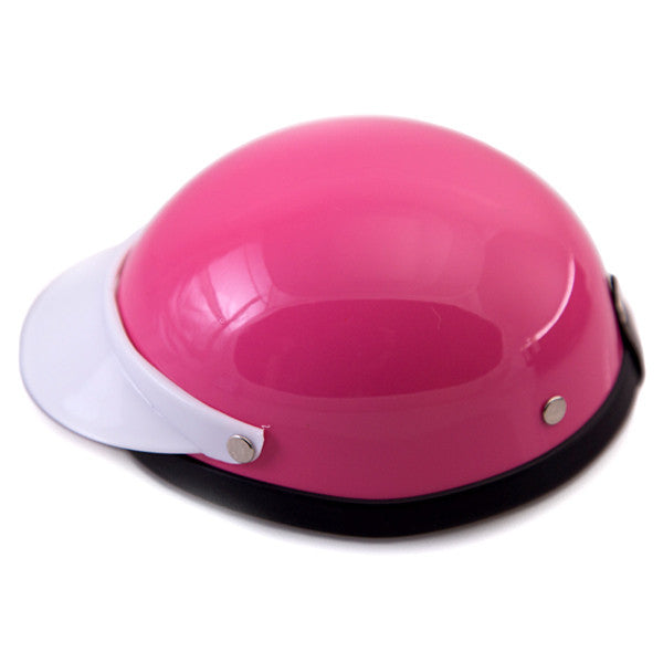 Dog Helmet - Pink - Side View
