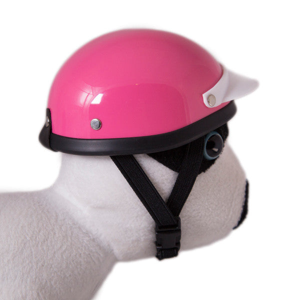 Dog Helmet - Pink - Strap