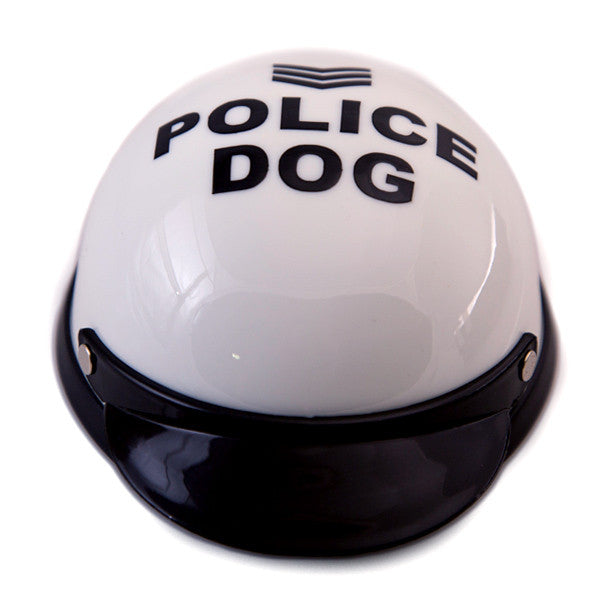 Dog Helmet - Police - Front