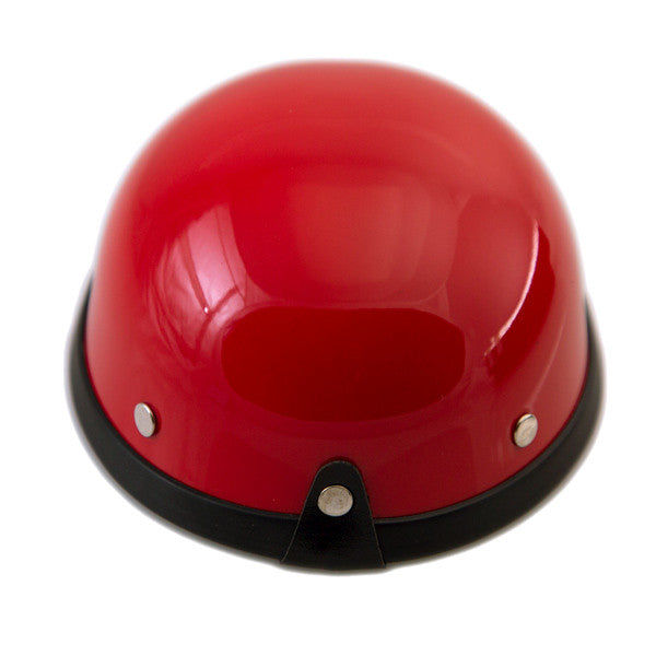 Dog Helmet - Red & White - Back
