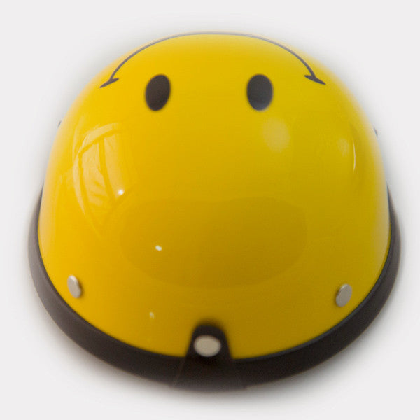 Dog Helmet - Smiley Face - Back