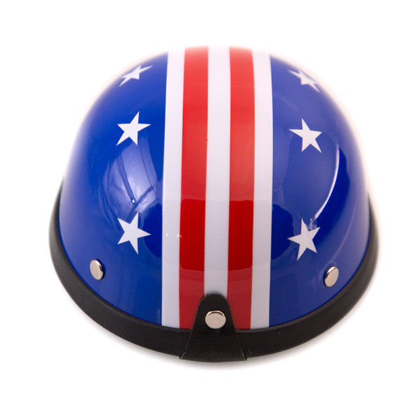 Dog Helmet - Star and Stripes - Back View