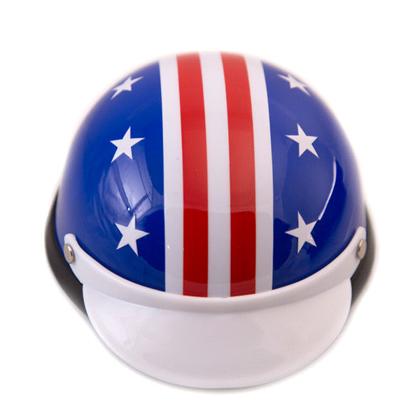 Dog Helmet - Star and Stripes - Front View