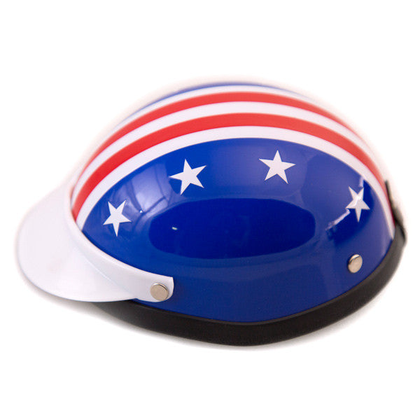 Dog Helmet - Star and Stripes - Side View